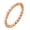 Rosegold, variant on Elegant Beaded Promise Ring for Women Chunky Stainless Steel Ball Band Minimalist Classic Stackable Silver Size 7
