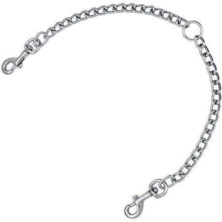 Metal Double Dog Leash Dual Chain Leashes for 2 Dogs No Tangle