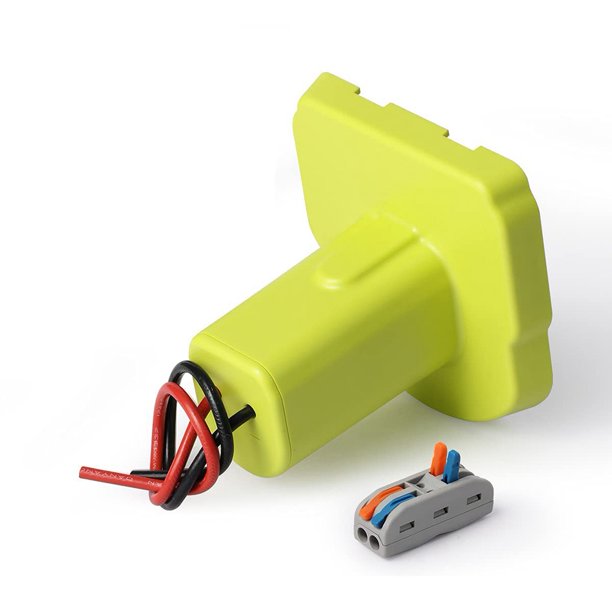 Power Wheels Adapter Compatible with for 18V P108 P107, DIY Battery