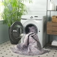 thumbnail image 3 of SAFAVIEH Serapi Amable Oriental Machine Washable Runner Rug, Grey/Pink, 2' x 9', 3 of 12