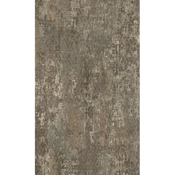 Mocha Scratched Concrete Textured Wallpaper