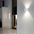 thumbnail image 4 of Mille Lucciole Appliques Murales Extérieures Modernes à LED Aluminium Blanc 4 Pcs 12W IP65, 4 of 4