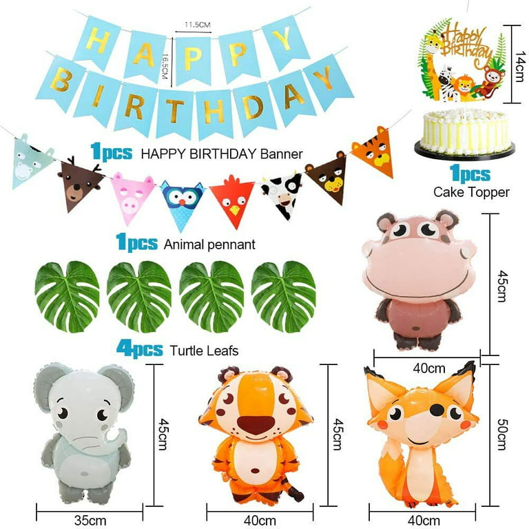 Fox - Decorations DIY Baby Shower or Birthday Party Essentials - Set of 20  : : Health & Personal Care