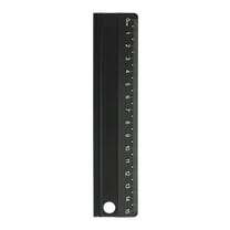 Uxcell Cutting Rulers 15cm Metric Aluminum Alloy Straight Ruler Non-Slip Measure Ruler