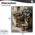 thumbnail image 4 of Stupell Industries Traditional Sunlit French Cafe Terrace Gray Framed Giclee Art, 16 x 20, by Creative Studio, 4 of 8