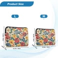 thumbnail image 4 of FORMRS 15-15.6 inch Laptop Sleeve Case Soft Carrying Quilted Computer Bag Cover, Vibrant Flowers Pattern, 4 of 7