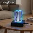 thumbnail image 3 of Touch Sensitive LED Crystals Lamp Base with Dimmable Light for Home Ambiances, 3 of 10