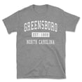 thumbnail image 1 of Greensboro North Carolina Classic Established Men's Cotton T-Shirt, 1 of 1