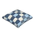 thumbnail image 3 of Multi-Size Linen Sofa Pillow Cover Invisible Zipper Open And Close Strong Use For Sofa Chair Garden Sofa Car Lightsteelblue Retro Houndstooth_4 20"X20", 3 of 8