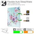 thumbnail image 3 of Allytech iPad 8th Generation 10.2 inch Case, iPad 7 Cover 2019, Trifold Viewing & Typing Stand Protective Shockproof Smart Auto Sleep Wake Case for A2270 A2428 A2429 A2197 A2198 A2200, Flower, 3 of 4