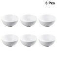 thumbnail image 5 of Melantax Pack of White Porcelain Bowls Insulated Rice Bowls Tableware for Restaurant Home (4 inches), 5 of 6
