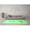 thumbnail image 3 of Ahgly Company Indoor Rectangle Solid Emerald Green Modern Area Rugs, 2' x 3', 3 of 4