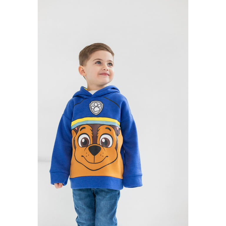 Paw Patrol Chase Toddler Boys Fleece Pullover Hoodie Toddler to Little Kid