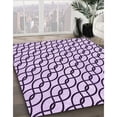 thumbnail image 3 of Ahgly Company Machine Washable Indoor Rectangle Transitional Rebecca Purple Area Rugs, 6' x 9', 3 of 7
