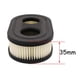thumbnail image 3 of Filtro De Aire Para Cortacésped Para Briggs &Amp; Stratton 798452 K 593260 Reemplazo 2 Uds Minnieouse HA013544-00, 3 of 6