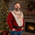 thumbnail image 4 of Stamzod Christmas Sweatshirts for Men Fashion Funny Ugly Crewneck Sweatshirt Xmas Holiday Party Long Sleeve Shirt, 4 of 7