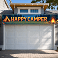 thumbnail image 5 of Forest Design Happy Camper Tent Banner Campfire Nature Scene for Outdoor Adventure Camping Event, 5 of 5