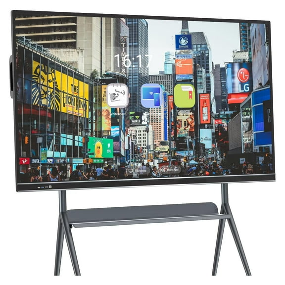 JYXOIHUB Touch Screen Board, 4K UHD Digital Electronic All-In-One Computer Touch Whiteboard and Screen Mirroring, 86 Inch Built-In Camera Player for Advertisin multi-touch Smart TVs