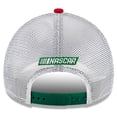 thumbnail image 4 of Men's New Era Green/White Rusty Wallace Legends 9FORTY A-Frame Adjustable Trucker Hat, 4 of 4