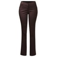 thumbnail image 1 of MixMatchy Women's Comfy Bootcut Curvy Fit Trouser Pants, 1 of 3