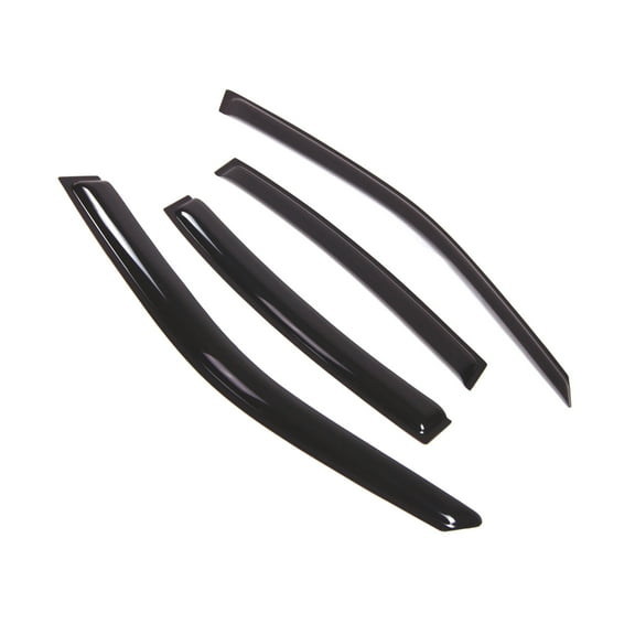 TuningPros Outside Mount Window Visor Deflector Smoke Tinted 4 Pcs Set For 1998-2006 BMW 318i 325i  330i