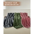 thumbnail image 3 of Electric Heated Blanket Throw 50x60 with 4 Heat Settings, 4-Hour Auto Shut-Off, Machine Washable, ETL Certified for Couch, Bed, Office Use, 3 of 9