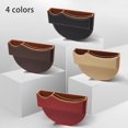thumbnail image 4 of Soumake Car Gap Storage Box Faux Leather Multifunctional Car Seat Seam Filler Anti-Slip Scratch-Resistant Space Saving Front Seat Organizer, 4 of 8