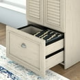 Bush Furniture Fairview Storage with Drawer in Antique White