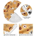 thumbnail image 2 of GZHJMY Halloween Christmas Tree Skirt Halloween Tree Skirt for Holiday Party Home Christmas Day Ornaments 36", 2 of 6