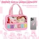 thumbnail image 2 of Bolsa de maquillaje transparente con letras de chenilla TESAFNG, impermeable, 2 of 6