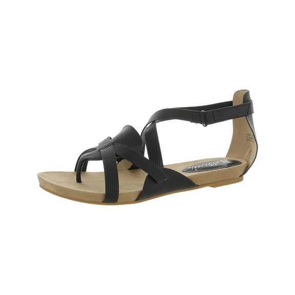 Bellini Womens Nobu Open Toe Comfort Thong Sandals