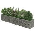 thumbnail image 2 of vidaXL Gabion Lit Surélevé Acier Galvanisé 270x50x50 cm, 2 of 5