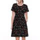 thumbnail image 1 of Disketp Love Valentine's skull para Vestido de Manga Corta para Mujeres, Vestidos de Verano para Mujeres, Casual y Holgado para la Playa, 1 of 6
