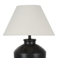 thumbnail image 2 of My Texas House 22" Urn Table Lamp, Distressed Texture, Black Finish, 2 of 8