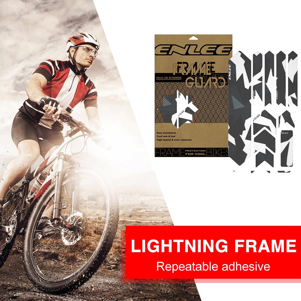 BLEEUS 3D Protective Sticker Mtb Road Bike Frame Sticker Cycling Essentials (Frame)