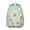 White-4, variant on Boho Floral Design Backpack for Students Lightweight and Wear-Resistant School Bag with Tropical Flower and Leaves Pattern