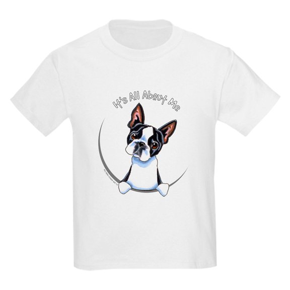 CafePress - Boston Terrier IAAM Full Kids Light T Shirt - Light T-Shirt Kids XS-XL