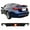 Gloss Black, variant on IKON MOTORSPORTS, Rear Diffuser Compatible With 2018-2022 infiniti Q50, PP Add-On Rear Bumper Lip Diffuser Spoiler Splitter Kit With Brake Light
