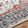 thumbnail image 6 of Mark&Day Area Rugs, 8x10 Ladora Traditional Dark Blue Area Rug, Blue Ivory Orange Carpet for Living Room, Bedroom or Kitchen (7'10" x 10'), 6 of 6