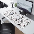 thumbnail image 2 of Long Mouse Pads for Desk,White Cow Milk Cow Pattern Desk Mats on Top Of Desks, Desk Mouse Pad Extra Large with 3mm Non-Slip Base and Stitched Edge for Gaming,Office,Work,Home 31.5"x11.8", 2 of 6