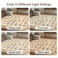 thumbnail image 7 of ODIKA 9'x12' Washable Area Rug Letter Abc Tone Geometric Border Classroom Childcare Alphabet Flowing Dynamic for Master Suite, California King, Under Bed, Non-Shedding, Easy Care, 7 of 7