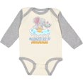 thumbnail image 3 of Inktastic Grandma's Ray Of Sunshine Cute Elephants Rainclouds and Sun Boys or Girls Long Sleeve Baby Bodysuit, 3 of 5