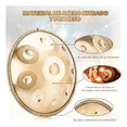 thumbnail image 4 of Handpan 18 Pulgadas 9 Notas G Menor Dorado, 4 of 5