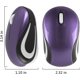 thumbnail image 2 of Mini ratón inalámbrico pequeño para niños de 3 a 7 años de edad tamaño infantil óptico portátil mini ratón inalámbrico con receptor USB para ordenador portátil (púrpura Afortunado Sencillez, 2 of 5