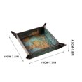thumbnail image 2 of Vikakiooze 2022 Home Storage and Organization American Square Leather Tray Desktop Finishing Tray Home Storage Tray, 2 of 4