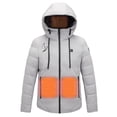 thumbnail image 1 of Qiopertar USB Intelligent Constant Temperature Heated Windproof Plus Size Coat For Men And Women Winter 4 Heated Jacket Coat Clearance Free Shipping under $5 Saving Up To 90% Off, 1 of 3