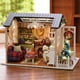 thumbnail image 3 of Casa de muñecas DIY en miniatura Vintage casa de muñecas hecha a mano colorida decoración accesorio cumpleaños juguetes hogar interior adulto Kits y herramientas para tallar como se muestra 1 Toystoory HA075043-01, 3 of 6