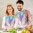 thumbnail image 3 of Tie Dye Pattern Apron-Garden Aprons for Women with Pockets-Cotton Linen Waterproof Kitchen Cooking Gardening Aprons Adjustable for Kitchen,Cooking,BBQ and Salon 33x27 Inch, 3 of 7