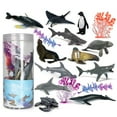 thumbnail image 2 of Juego de juguetes de animales marinos, juego de juguetes de animales marinos, figuras de animales marinos, figuras de animales marinos, juguete oceánico, características mejoradas, 2 of 7
