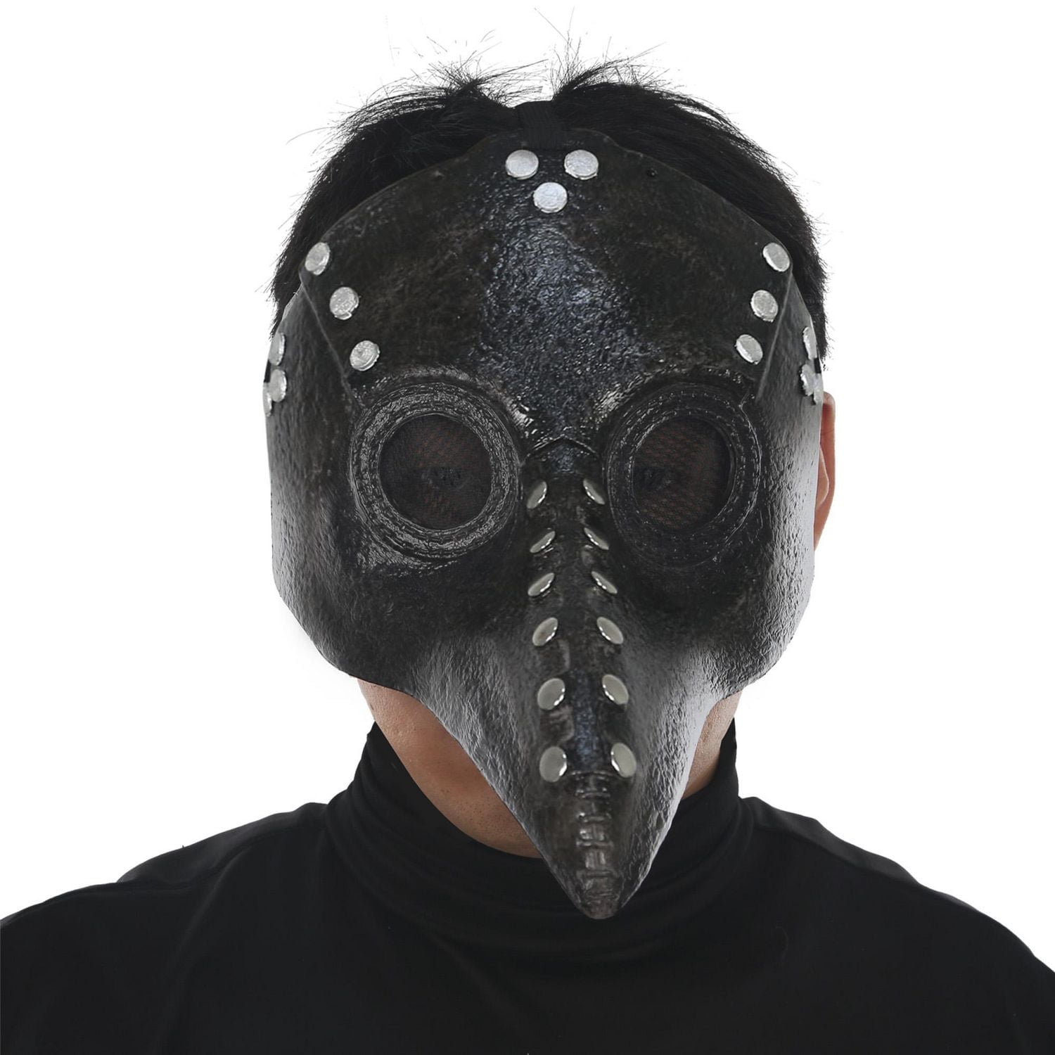 Façon de célébrer l'accessoire de costume de masque de médecin de la peste d'halloween unisexe adulte